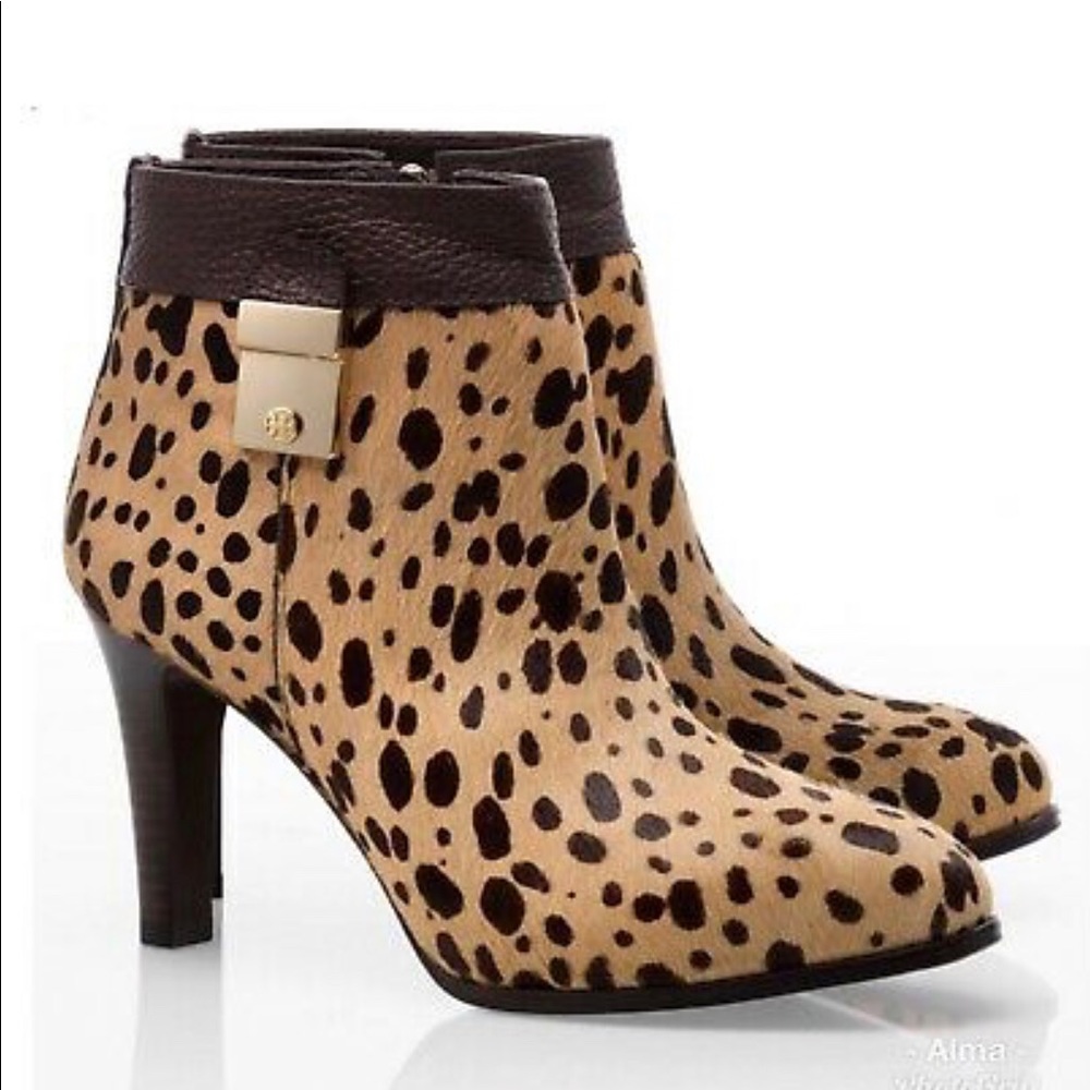 ✨NEW TORY BURCH CHEETAH PRINT ANKLE BOOT
